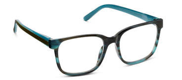 Peepers Teal Horn/Teal Sycamore Blue Light Reading Glasses