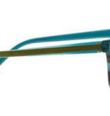 Peepers Teal Horn/Teal Sycamore Blue Light Reading Glasses