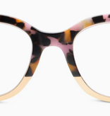 Peepers Pink Botanico/Gold Georgia Blue Light Reading Glasses