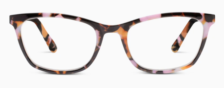 Peepers Pink Botanico Gloria Blue Light Reading Glasses