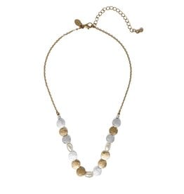 Meghan Browne Style NECK: DAN GOLD PEARL