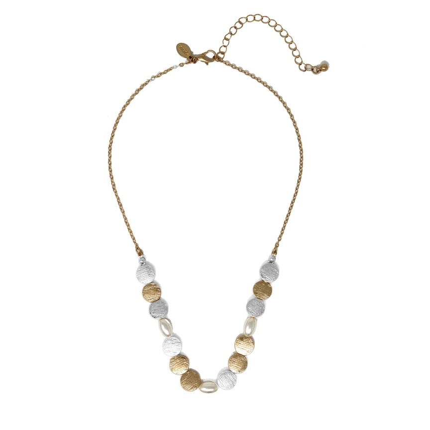 Meghan Browne Style NECK: DAN GOLD PEARL