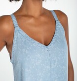 Liverpool Los Angeles wide leg crop jumpsuit w/ adjustable straps