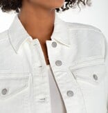 Liverpool Los Angeles cropped jacket w/ bracelet length cuffed sleeve