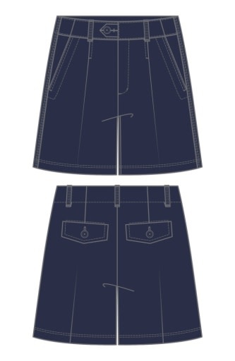 Liverpool Los Angeles pleated trouser short 5' ins