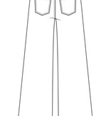 Liverpool Los Angeles stride crop wide leg w/ embroidered hem 26'