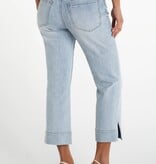 Liverpool Los Angeles kennedy crop straight w/ wide hem and slit 2