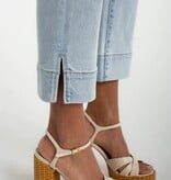 Liverpool Los Angeles kennedy crop straight w/ wide hem and slit 2