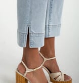 Liverpool Los Angeles kennedy crop straight w/ wide hem and slit 2