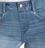 Liverpool Los Angeles gia glider crop flare w/ tulip back slit