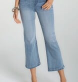 Liverpool Los Angeles gia glider crop flare w/ tulip back slit