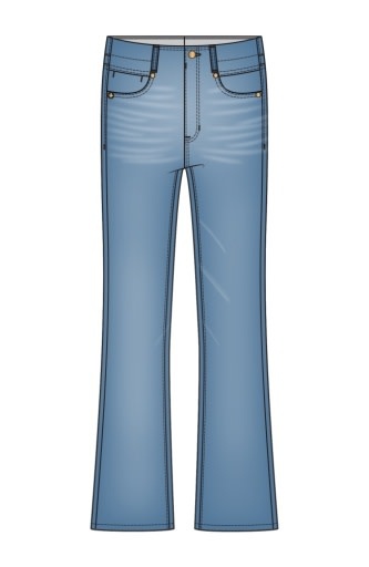 Liverpool Los Angeles gia glider crop flare w/ tulip back slit