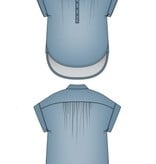 Liverpool Los Angeles popover shirt w/ shirring