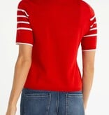 Liverpool Los Angeles short sleeve  crew neck sweater