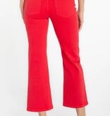 Liverpool Los Angeles hannah cropped flare w/ slit hem 25.5' ins