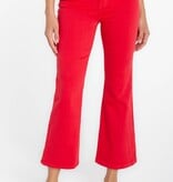 Liverpool Los Angeles hannah cropped flare w/ slit hem 25.5' ins