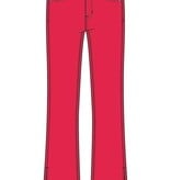 Liverpool Los Angeles hannah cropped flare w/ slit hem 25.5' ins