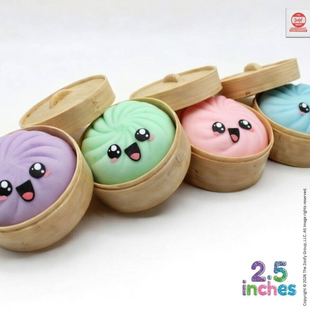Dim Sum Steam Buns Mystery Pastel Squishy Dumpling Squish (2.5")