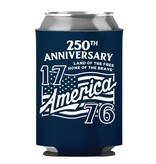 I Love My Freedom 250th Anniversary Blue Koozie Can Cooler