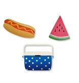 Roeda Studio Picnic Fun Magnets S/3