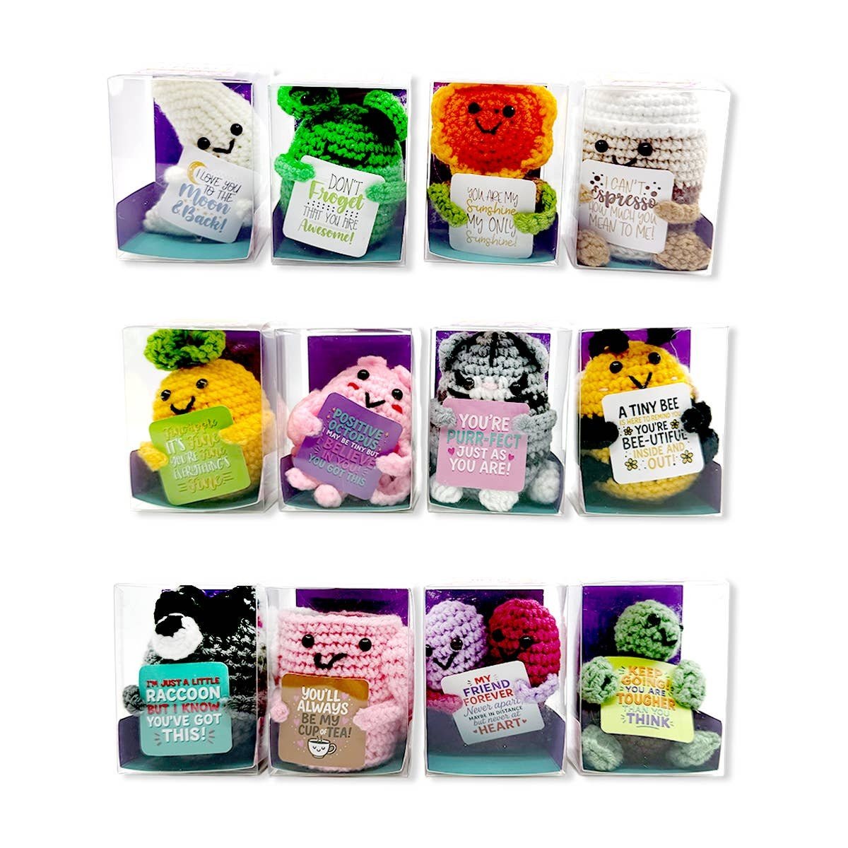 Novelty Brands Emotional Support Crochet Plush Pal 550 (various)