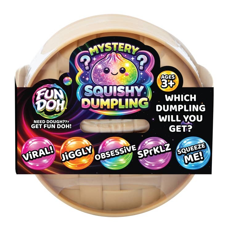 Novelty Brands Fun Doh 4" Mystery Dumpling Squish