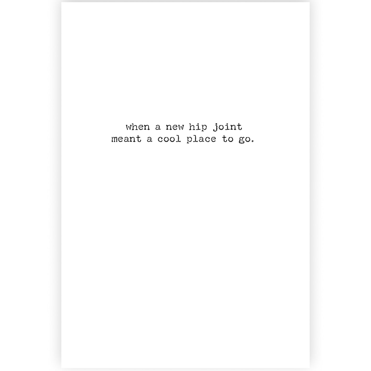 Trash Talk by Annie Ahhh The Good Old Days Greeting Card