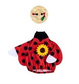 Evergreen Porch Goose Outfit, Ladybug