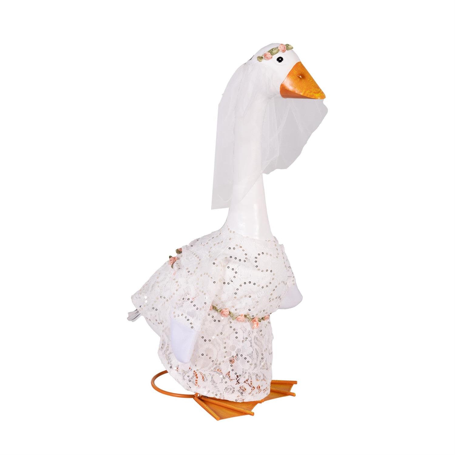 Evergreen Porch Goose Outfit, Bride