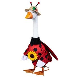 Evergreen Porch Goose Outfit, Ladybug