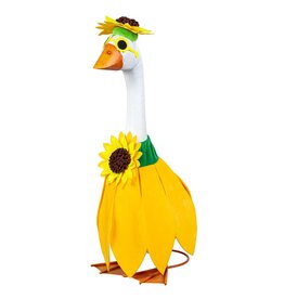 Evergreen Porch Goose Outfit, Sunflower