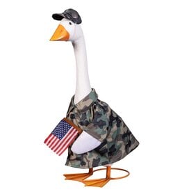 Evergreen Porch Goose Outfit, Camo