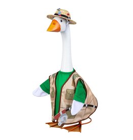 Evergreen Porch Goose Outfit, Go Fishing