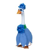 Evergreen Porch Goose Outfit, Blue Hydrangea