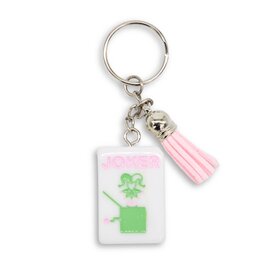 FLEURISH Joker Mahjong Tile Keychain