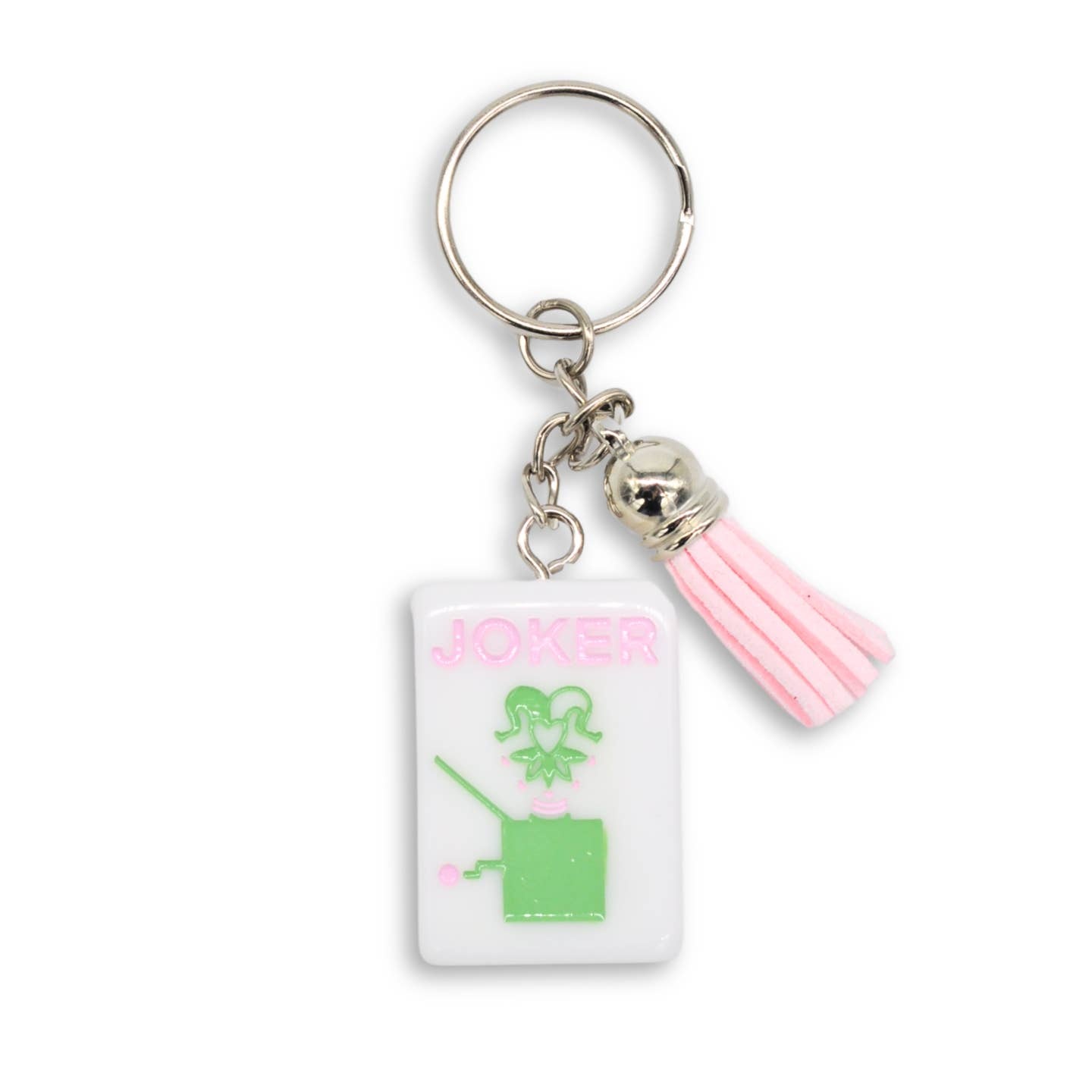 FLEURISH Joker Mahjong Tile Keychain
