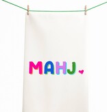 Aspen Lane Mahjong gift towel colorful mahjong hostess mahj gift