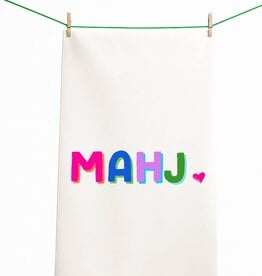 Aspen Lane Mahjong gift towel colorful mahjong hostess mahj gift