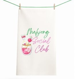 Aspen Lane Mahjong Social Club Tea Towel