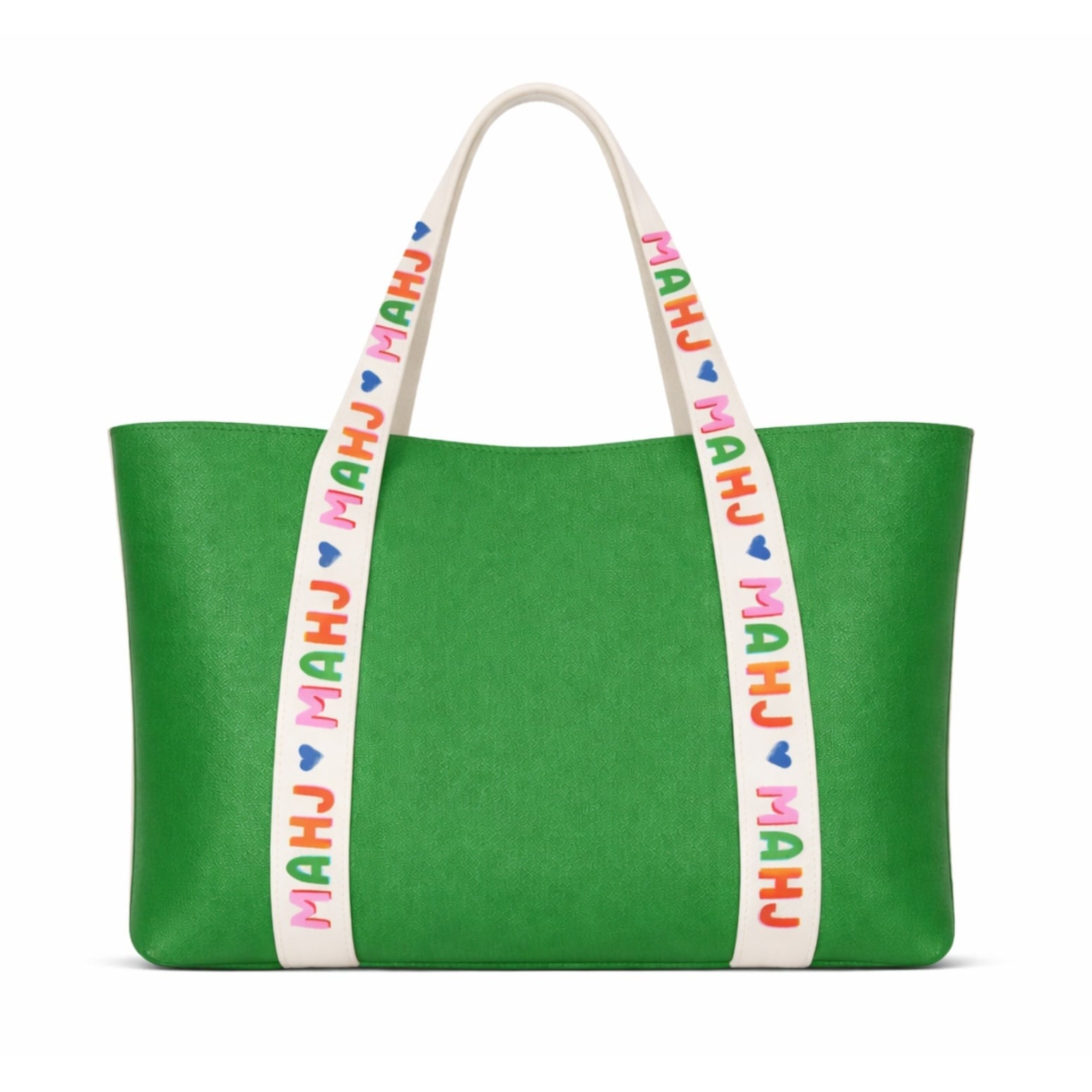 Aspen Lane Mahjong Tote Bag Mahjong Tile Bag Leather | Green