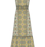 Liverpool Los Angeles sleeveless smocked waist woven maxi dress
