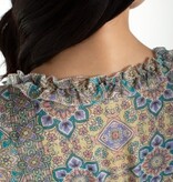Liverpool Los Angeles sleeveless smocked waist woven maxi dress