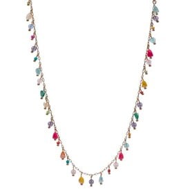 Lou & Co. Multi-Colored Glass Beaded Necklace