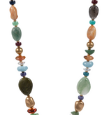 Lou & Co. Green Multi-Colored Resin Beaded Necklace