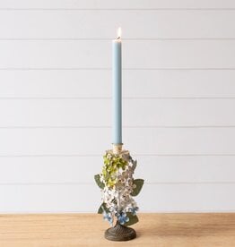 FLEURISH Candle Holder - Dainty Metal Hydrangea