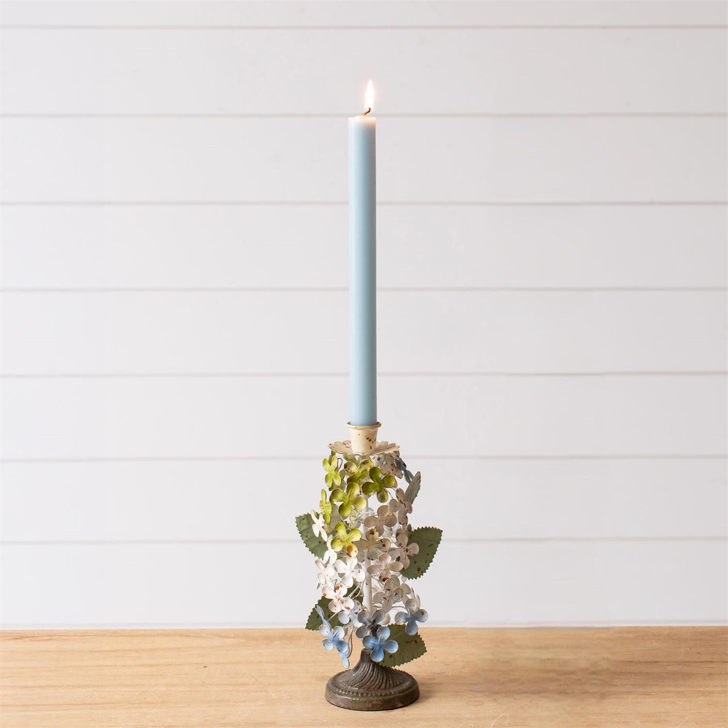FLEURISH Candle Holder - Dainty Metal Hydrangea