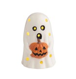 Mudpie GHOST HOLD PUMPKIN LED SITTER