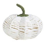 Mudpie CREAM WOVEN PUMPKIN