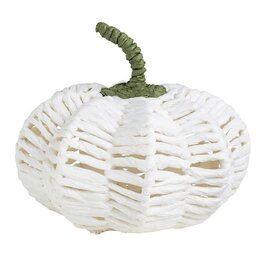 Mudpie CREAM WOVEN PUMPKIN