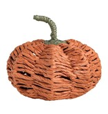 Mudpie DARK ORANGE WOVEN PUMPKIN